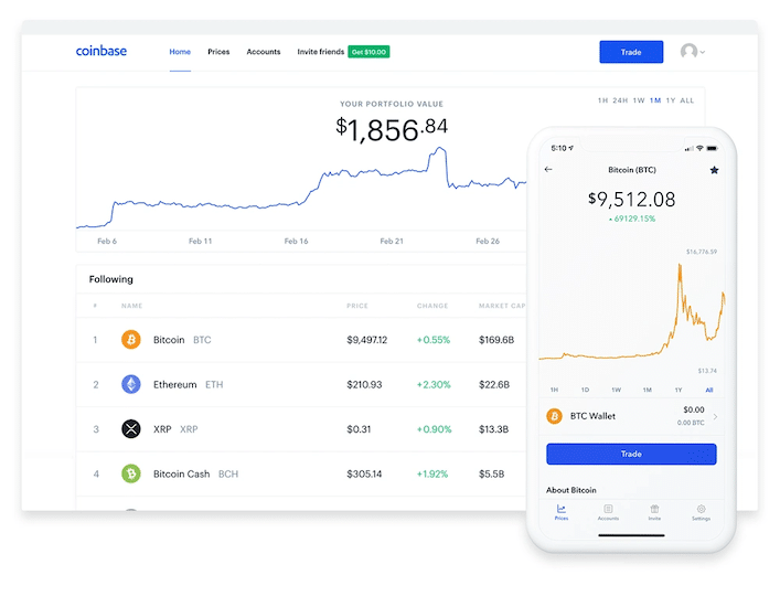 iscrizione a Coinbase