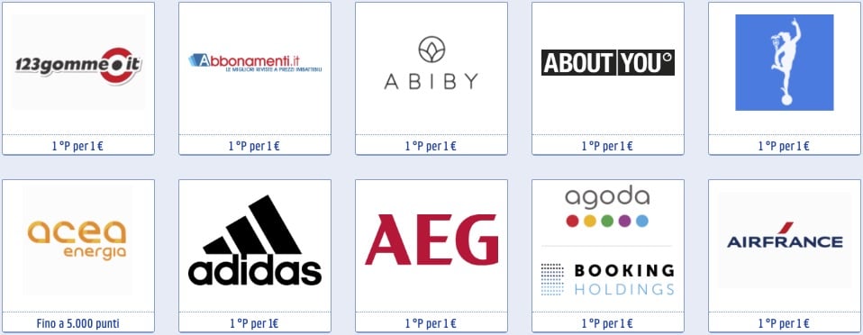 alcuni partner di payback